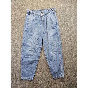 American Eagle Jeans Women’s Size 6 Relaxed Mom Jeans Medium Wash Triple Button